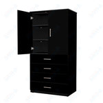 Marco Mobile Tall Cabinet, Doors, 4 Drawers, 2 Adjustable Shelves - 72