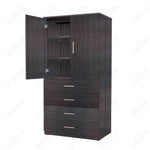 Marco Mobile Tall Cabinet, Doors, 4 Drawers, 2 Adjustable Shelves - 72