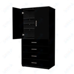 Marco Mobile Tall Cabinet, Doors, 4 Drawers, 3 Adjustable Shelves - 84