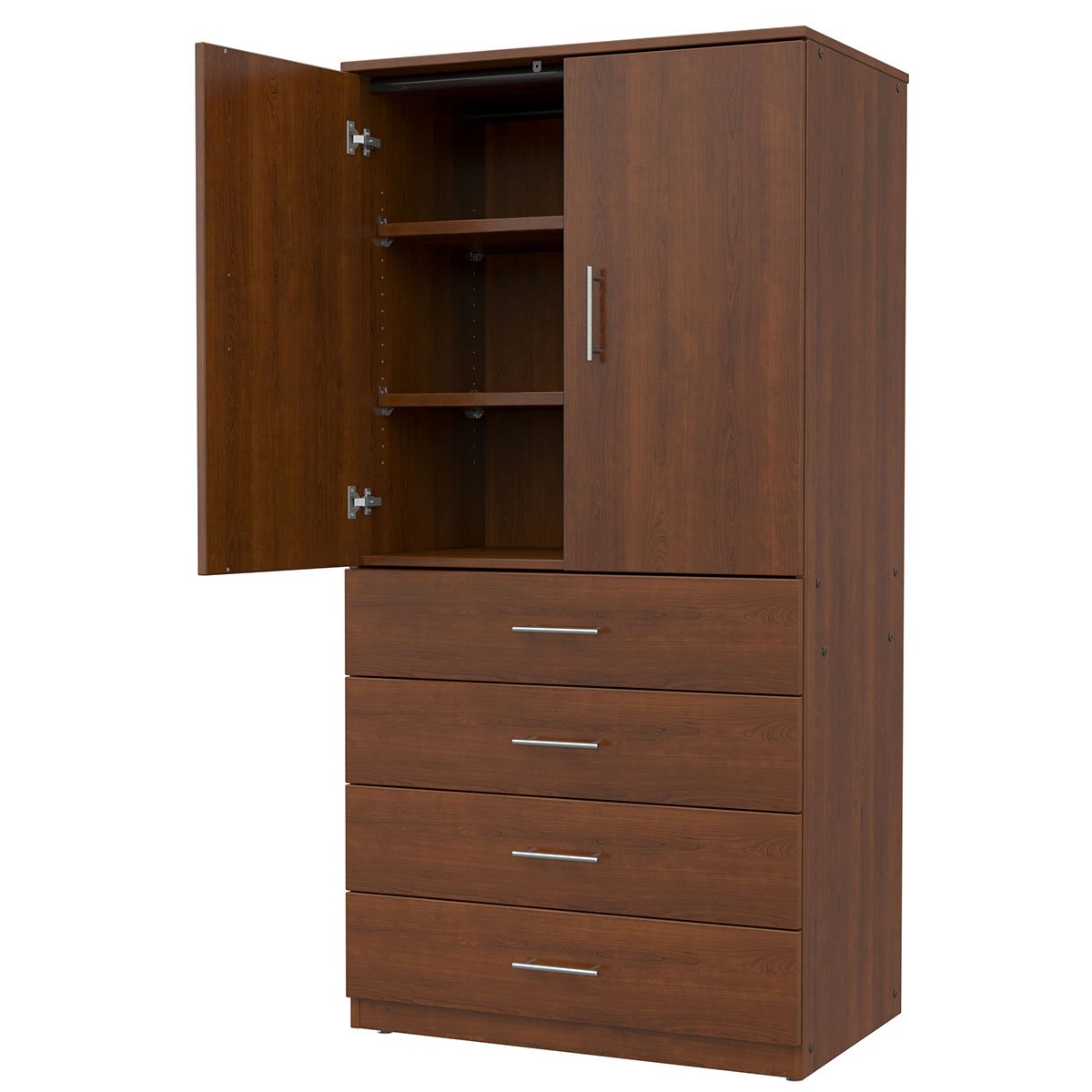 Marco Mobile Tall Cabinet, Doors, 4 Drawers, 2 Adjustable Shelves - 72"H x 48"W x 24"D (3333 - 48723) - SchoolOutlet