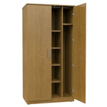 Marco Mobile Wardrobe, Doors, 1 Fixed and 4 Adjustable Shelves, Hanger Rod - 72
