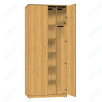 Marco Mobile Wardrobe, Doors, 1 Fixed and 4 Adjustable Shelves, Hanger Rod - 72