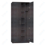 Marco Mobile Wardrobe, Doors, 1 Fixed and 4 Adjustable Shelves, Hanger Rod - 72