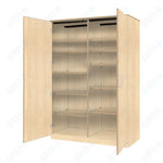 Marco Mobile Tall Cabinet Divider with Doors, 10 Adjustable Shelves - 84