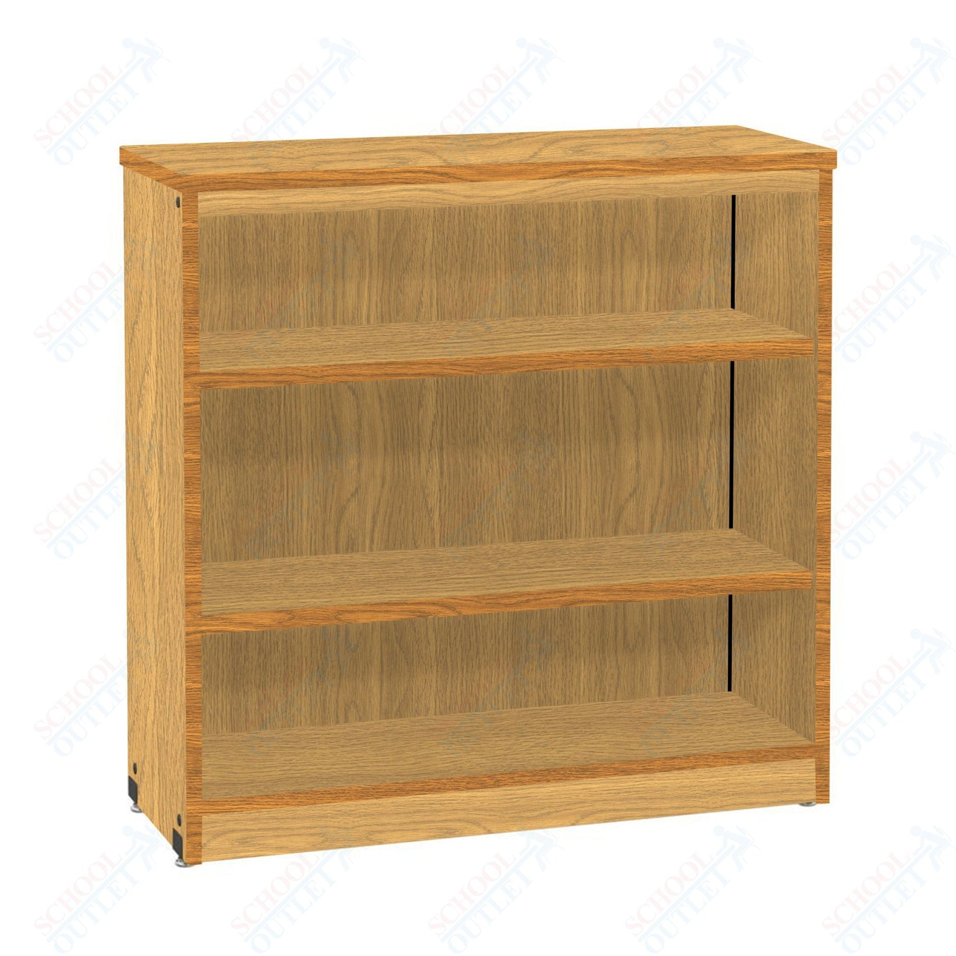 Marco 3500 Series 4 Shelf Bookcase with 2 Adjustable Shelves - 36"H (3500 - 36361) - SchoolOutlet