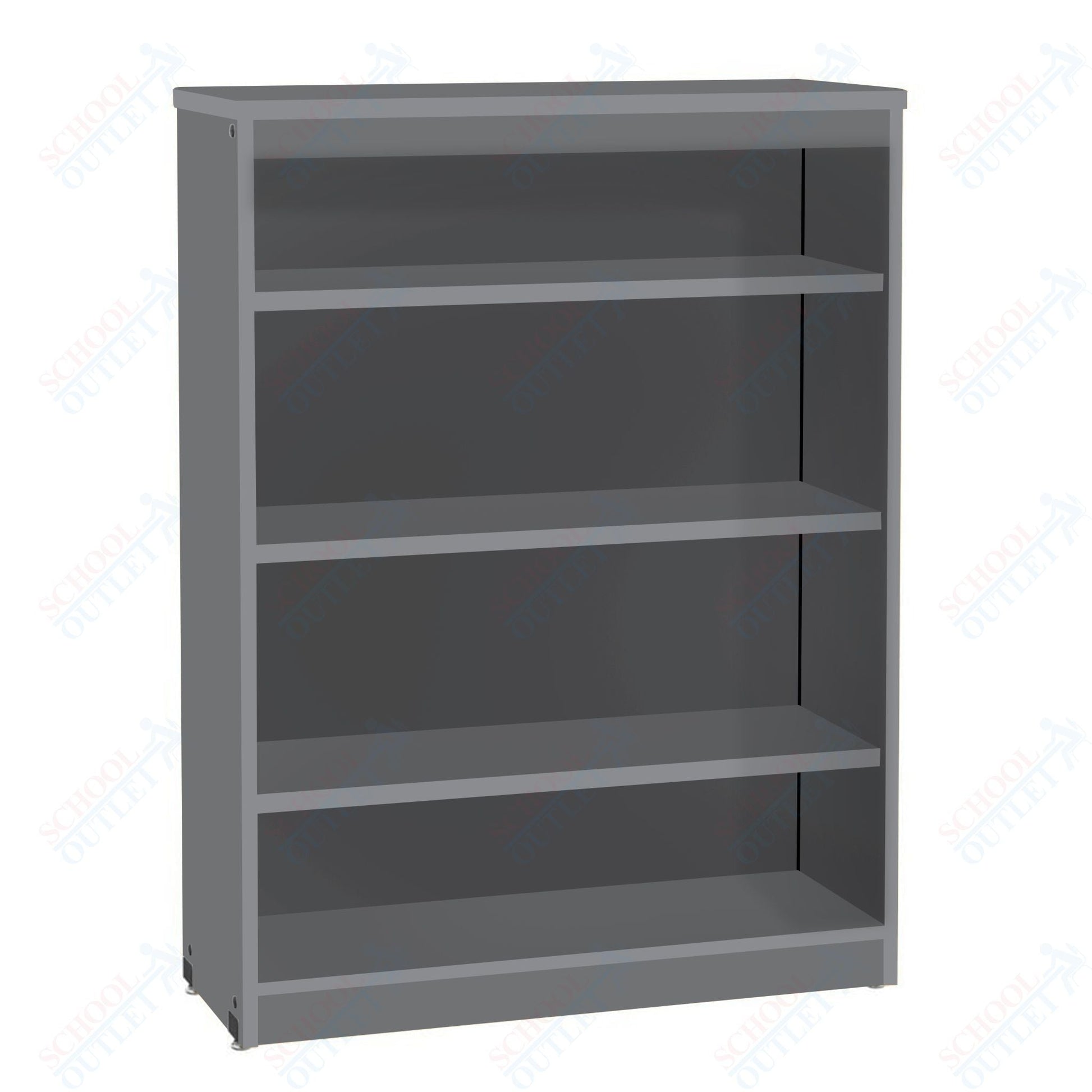 Marco 3500 Series 5 Shelf Bookcase with 3 Adjustable Shelves - 48"H (3500 - 36481) - SchoolOutlet