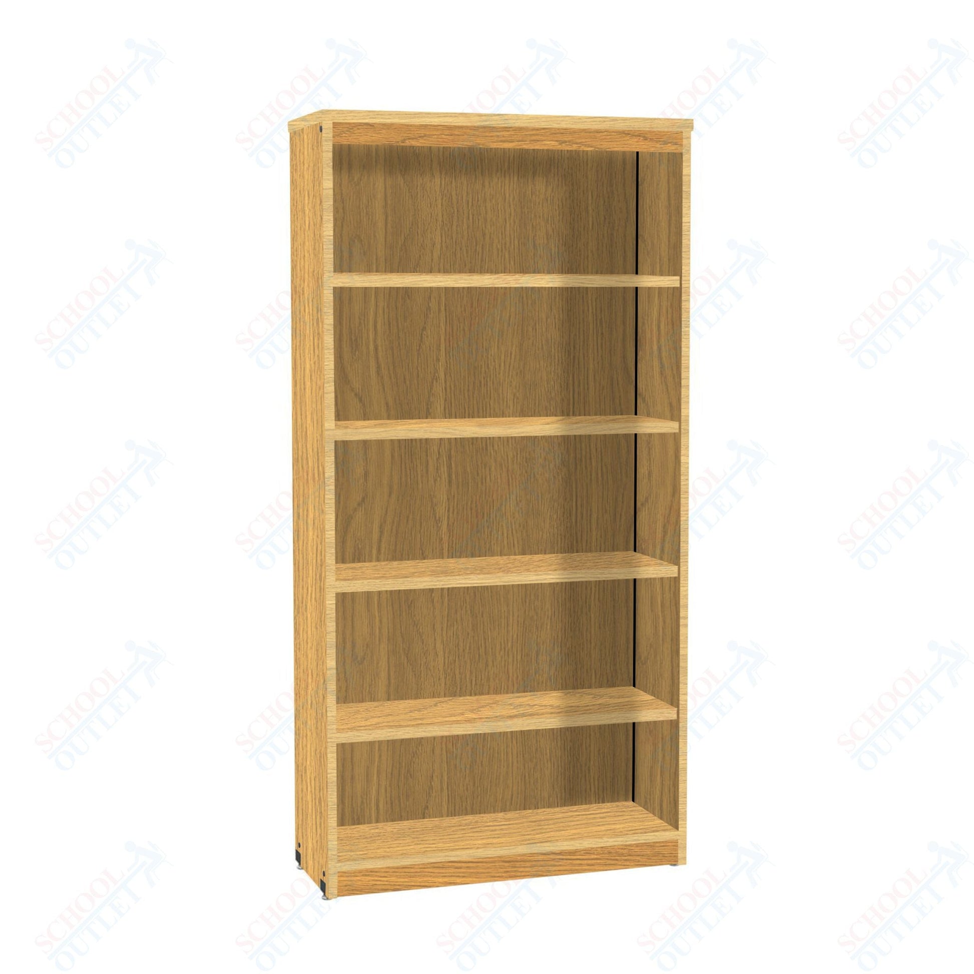 Marco 3500 Series 6 Shelf Bookcase with 4 Adjustable Shelves - 72"H (3500 - 36721) - SchoolOutlet