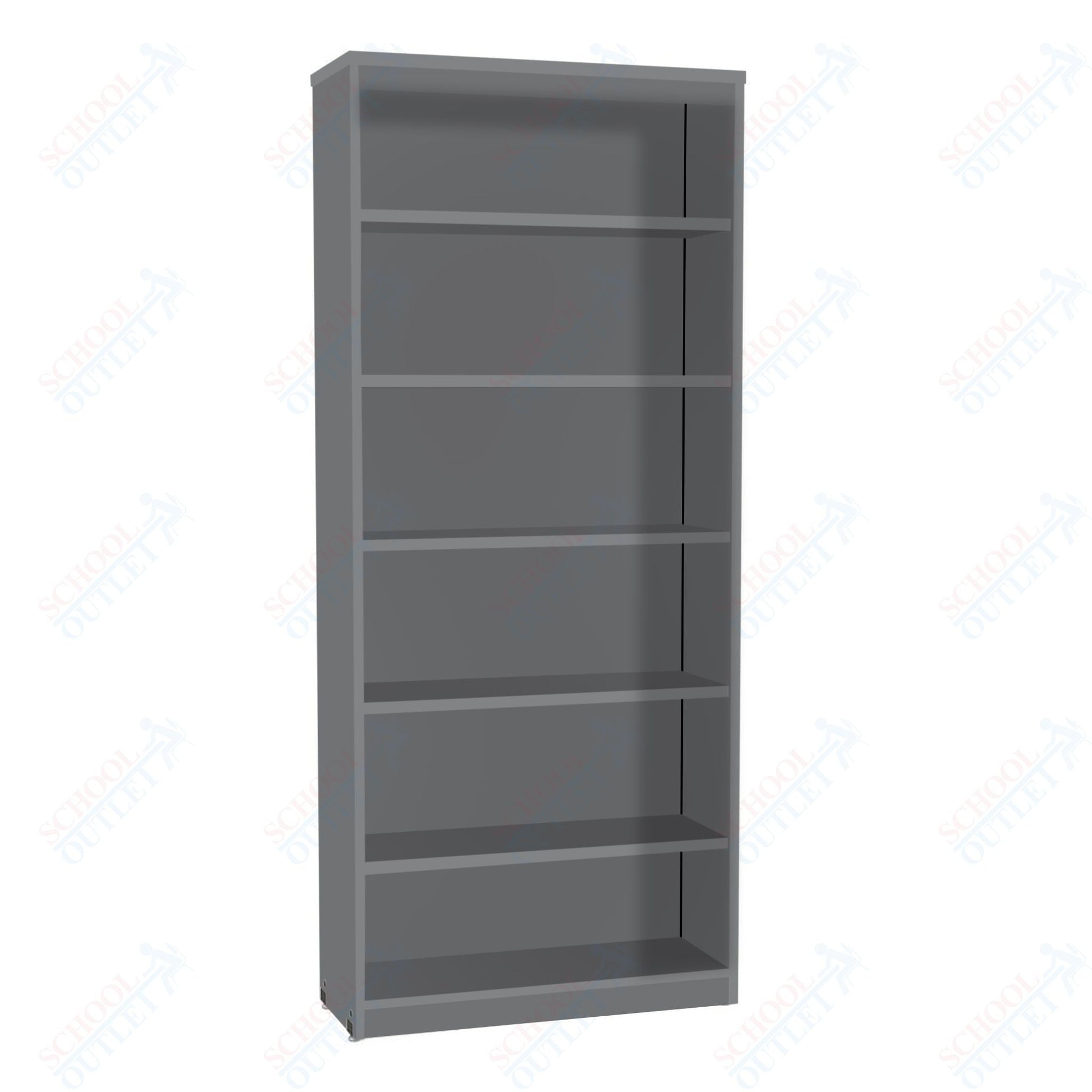 Marco 3500 Series 7 Shelf Bookcase with 5 Adjustable Shelves - 84"H (3500 - 36841) - SchoolOutlet