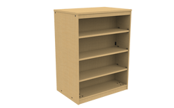Marco 3500 Series Double Sided 10 Shelf Bookcase with 6 Adjustable Shelves - 48"H (3530-36483)