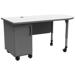 Marco Mobile Teacher's Desk w/ Cabinet (37-1304-31)