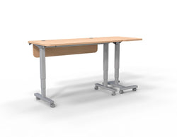 Marco CUE Collection - Pneumatic Teacher's Desk with Adjustable Height & Dry Erase 60"W x 30"D x 28-42"H (MAR-371306-D)