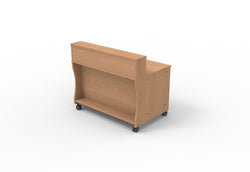 Marco Circulation Desk Storage Station with Hutch 47.6"W x 29.7"D x 40"H (MAR-371307-00-xx)