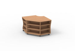 Marco Circulation Desk Customisable Corner Station for Flexible Educational Workspaces 42"W x 42"D x 30"H (MAR-371311-00-xx)