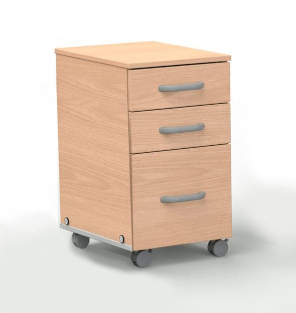 Marco CUE Collection 3 - Drawer Mobile Cabinet 16"W x 21.5"D x 28"H (MAR - 371710) - SchoolOutlet