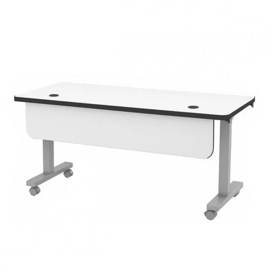 Marco Cue Series Whiteboard Pneumatic Adjustable Teacher's Desk 48"W x 30"D x 28"-42"H (MAR-371713-D) - SchoolOutlet