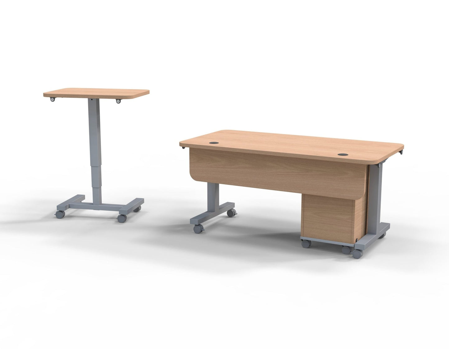 Marco CUE Collection - Pneumatic Teacher's Podium with Adjustable Height & Dry Erase 30"W x 19.25"D x 28 - 42"H (MAR - 372104 - D) - SchoolOutlet
