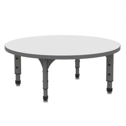 Marco 60" Round Floor Table w/ Dry Erase Top Adj Height 12"-15" (38-2207-DC)