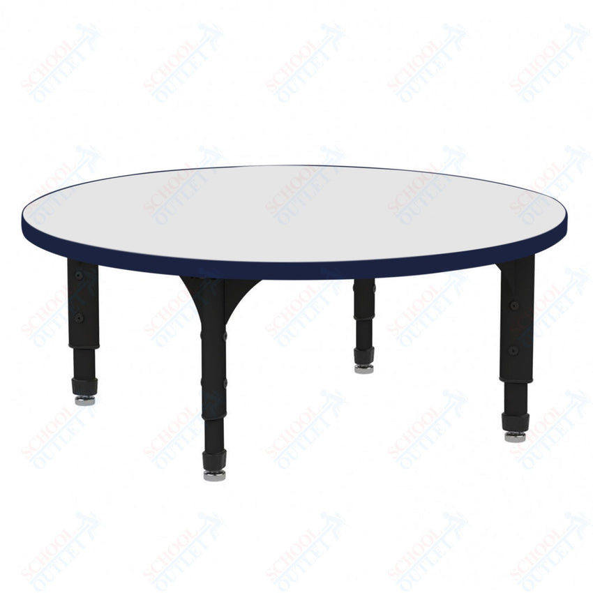 Marco 60" Round Floor Table w/ Dry Erase Top Adj Height 12" - 15" (38 - 2207 - DC) - SchoolOutlet