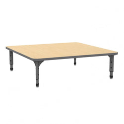Marco 48" Square Floor Table Adjustable Height 12"-15" (38-2216-MC)