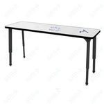 Marco Apex Series Rectangle Preschool Collaborative Desk w/ Dry Erase HPL Top 20