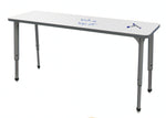 Marco Apex Series Rectangle Preschool Collaborative Desk w/ Dry Erase HPL Top 20