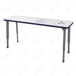 Marco Apex Series Rectangle Preschool Collaborative Desk w/ Dry Erase HPL Top 20