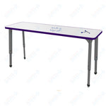 Marco Apex Series Rectangle Preschool Collaborative Desk w/ Dry Erase HPL Top 20