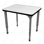 Marco Apex Series Rectangle Preschool Collaborative Desk w/ Dry Erase HPL Top 20