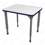 Marco Apex Series Rectangle Preschool Collaborative Desk w/ Dry Erase HPL Top 20