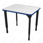 Marco Apex Series Rectangle Preschool Collaborative Desk w/ Dry Erase HPL Top 20