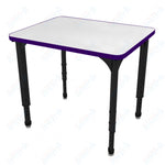 Marco Apex Series Rectangle Preschool Collaborative Desk w/ Dry Erase HPL Top 20