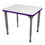 Marco Apex Series Rectangle Preschool Collaborative Desk w/ Dry Erase HPL Top 20