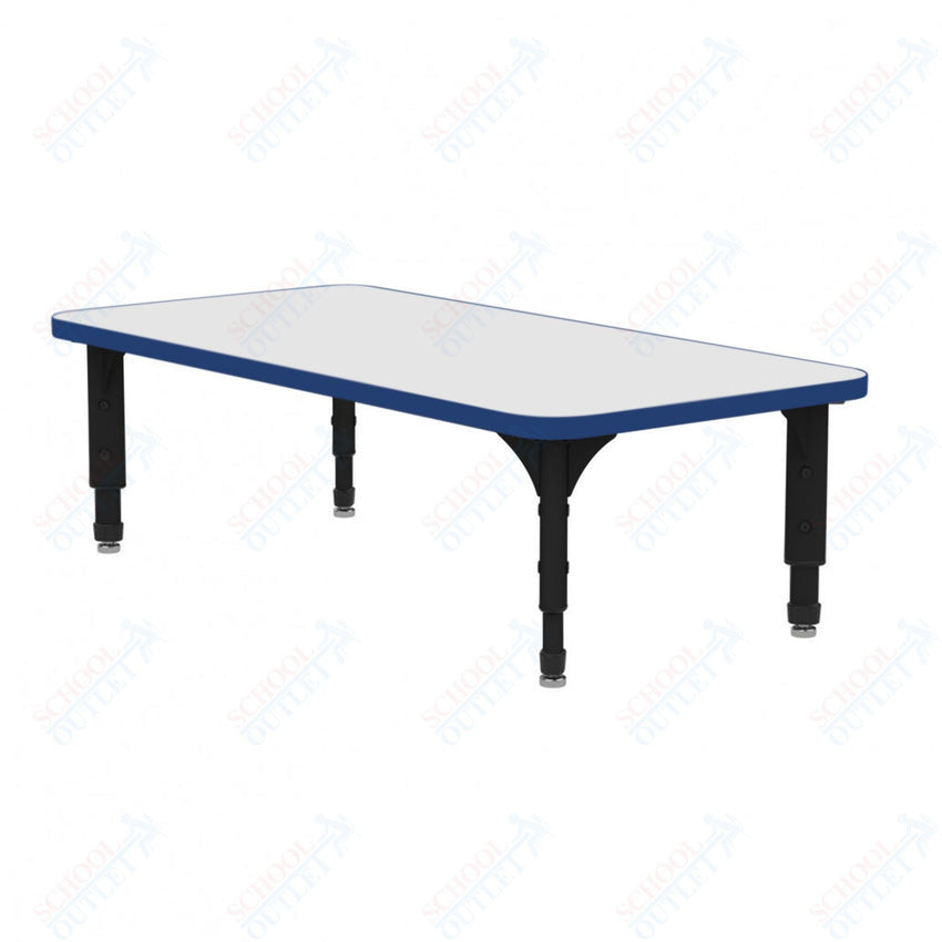 Marco Rectangle Floor Table w/ Dry Erase Top 24" x 60" Adj Height 12" - 15" (38 - 2228 - DC) - SchoolOutlet