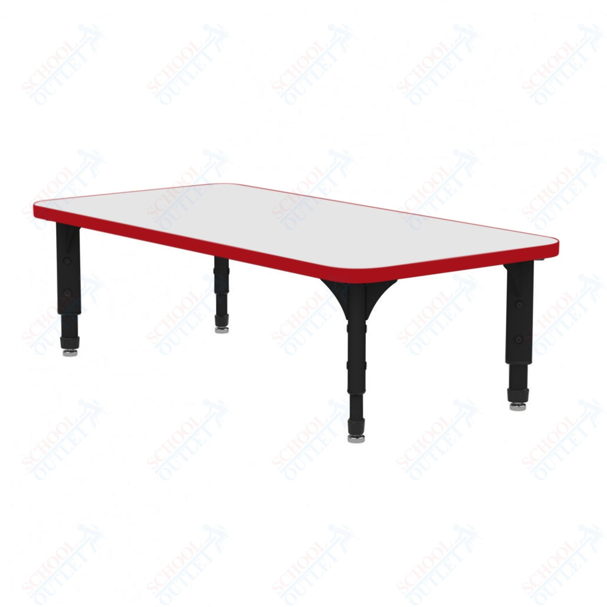 Marco Rectangle Floor Table w/ Dry Erase Top 24" x 60" Adj Height 12" - 15" (38 - 2228 - DC) - SchoolOutlet