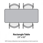Marco Apex Series Rectangle Preschool Activity Table 24