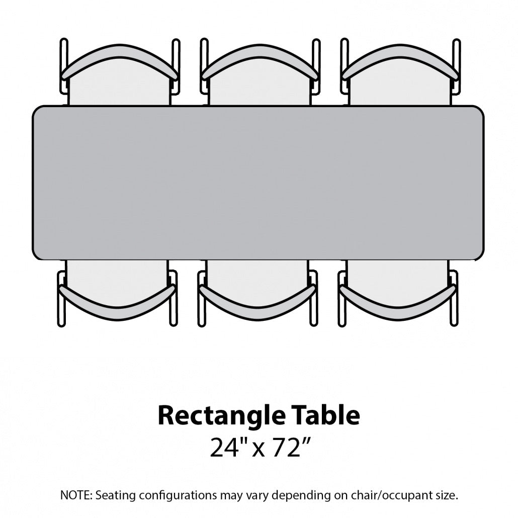Marco Apex Series Rectangle Preschool Activity Table w/ Dry Erase HPL Top 24" x 72" Adj Height 17" - 24" (38 - 2230 - DB) - SchoolOutlet