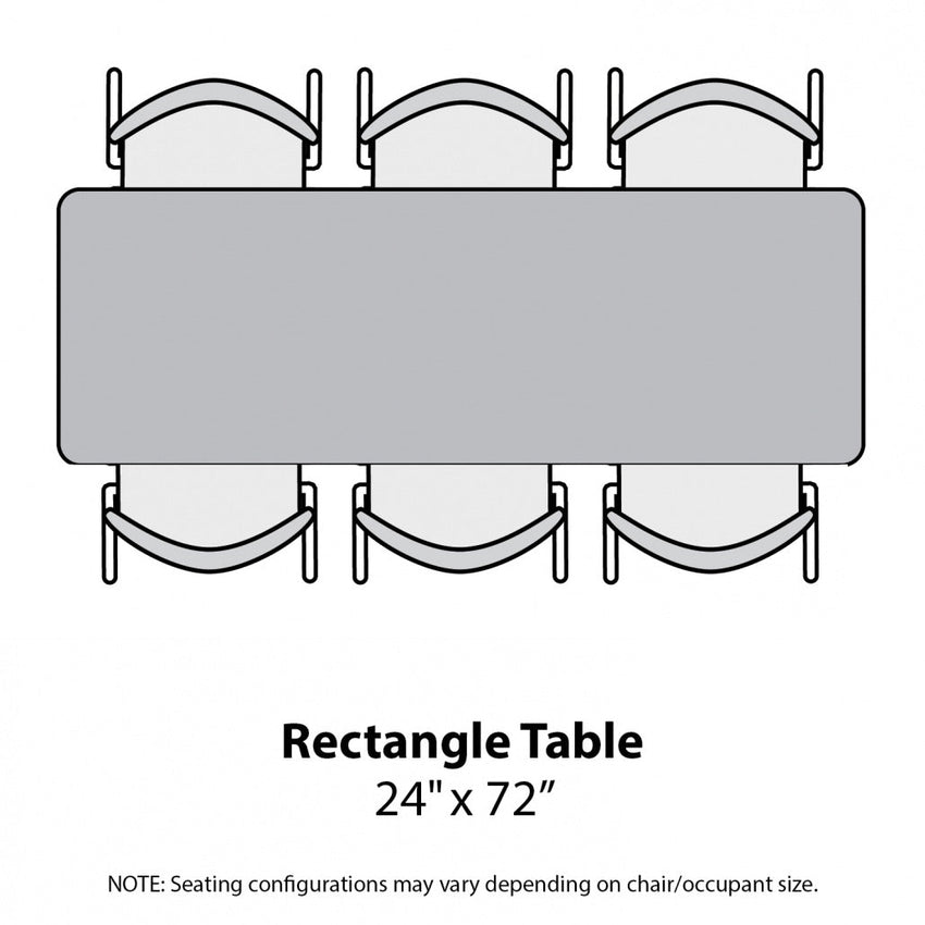 Marco Apex Series Rectangle Preschool Activity Table w/ Dry Erase HPL Top 24" x 72" Adj Height 17" - 24" (38 - 2230 - DB) - SchoolOutlet