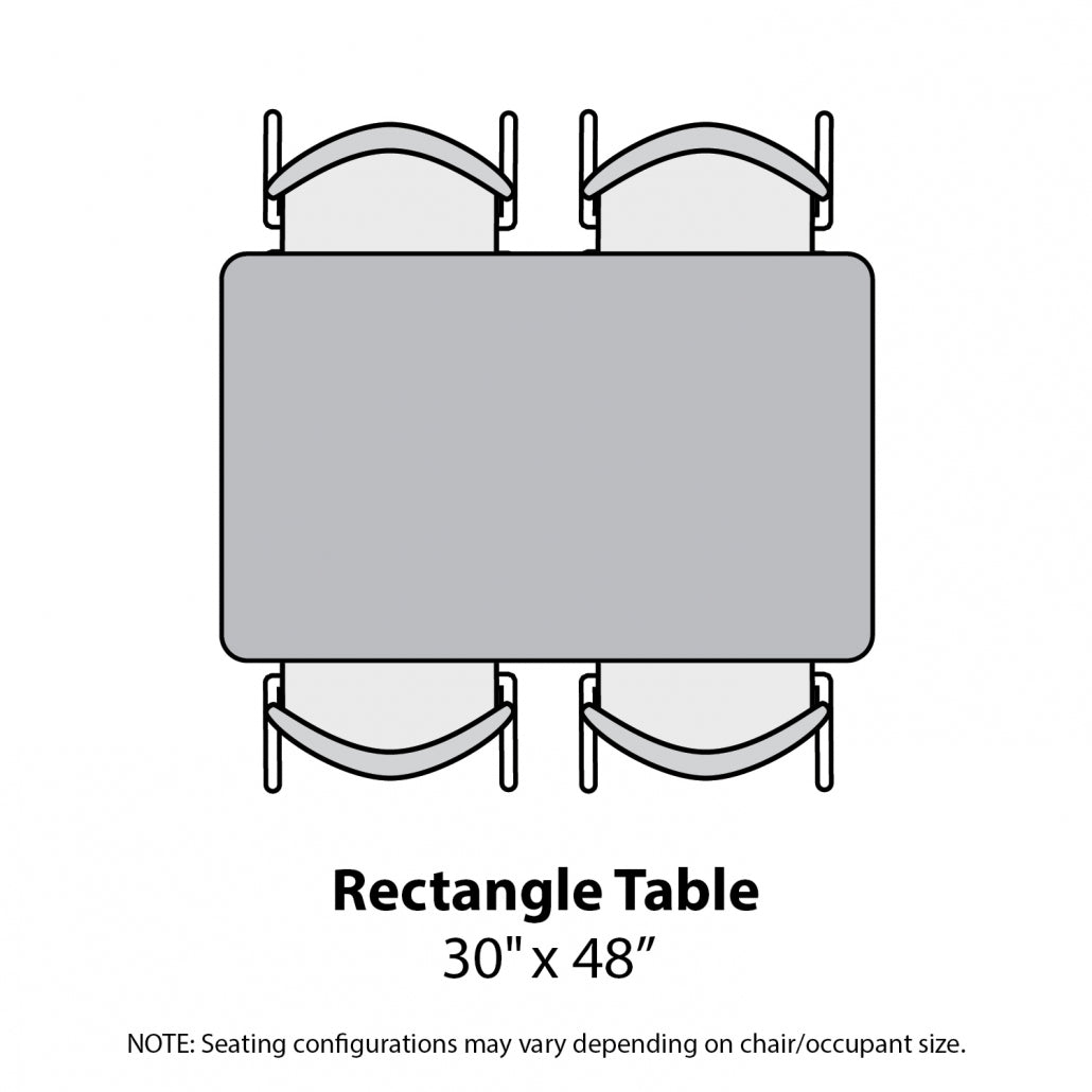 Marco Apex Series Rectangle Preschool Activity Table w/ Dry Erase HPL Top 30" x 48" Adj Height 17" - 24" (38 - 2236 - DB) - SchoolOutlet