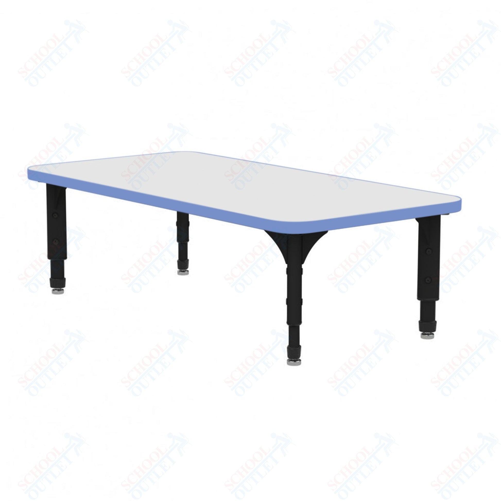 Marco Rectangle Floor Table w/ Dry Erase Top 30" x 48" Adj Height 12" - 15" (38 - 2236 - DC) - SchoolOutlet