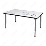 Marco Apex Series Rectangle School Activity Table w/ Dry Erase Top 30