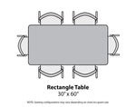 Marco Apex Series Rectangle School Activity Table w/ Dry Erase Top 30
