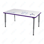 Marco Apex Series Rectangle School Activity Table w/ Dry Erase Top 30