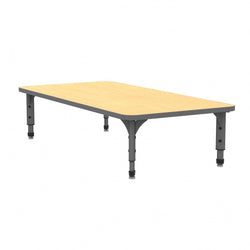 Marco Rectangle Floor Table 30" x 72" Adjustable Height 12"-15" (38-2238-MC)