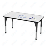 Marco Apex Series Rectangle Preschool Activity Table w/ Dry Erase HPL Top 36
