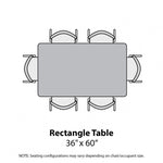 Marco Apex Series Rectangle Preschool Activity Table w/ Dry Erase HPL Top 36