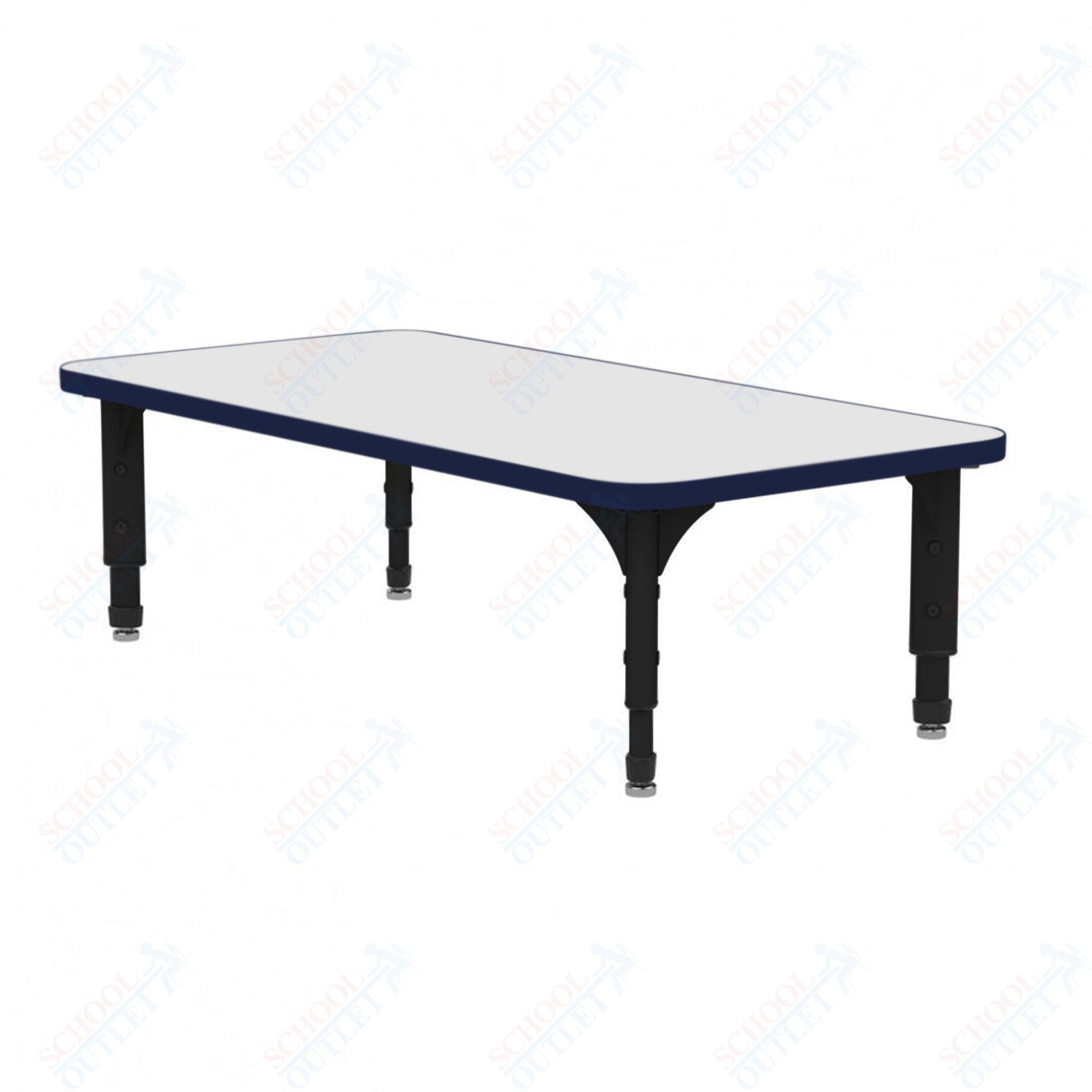Marco Rectangle Floor Table w/ Dry Erase Top 36" x 60" Adj Height 12" - 15" (38 - 2247 - DC) - SchoolOutlet