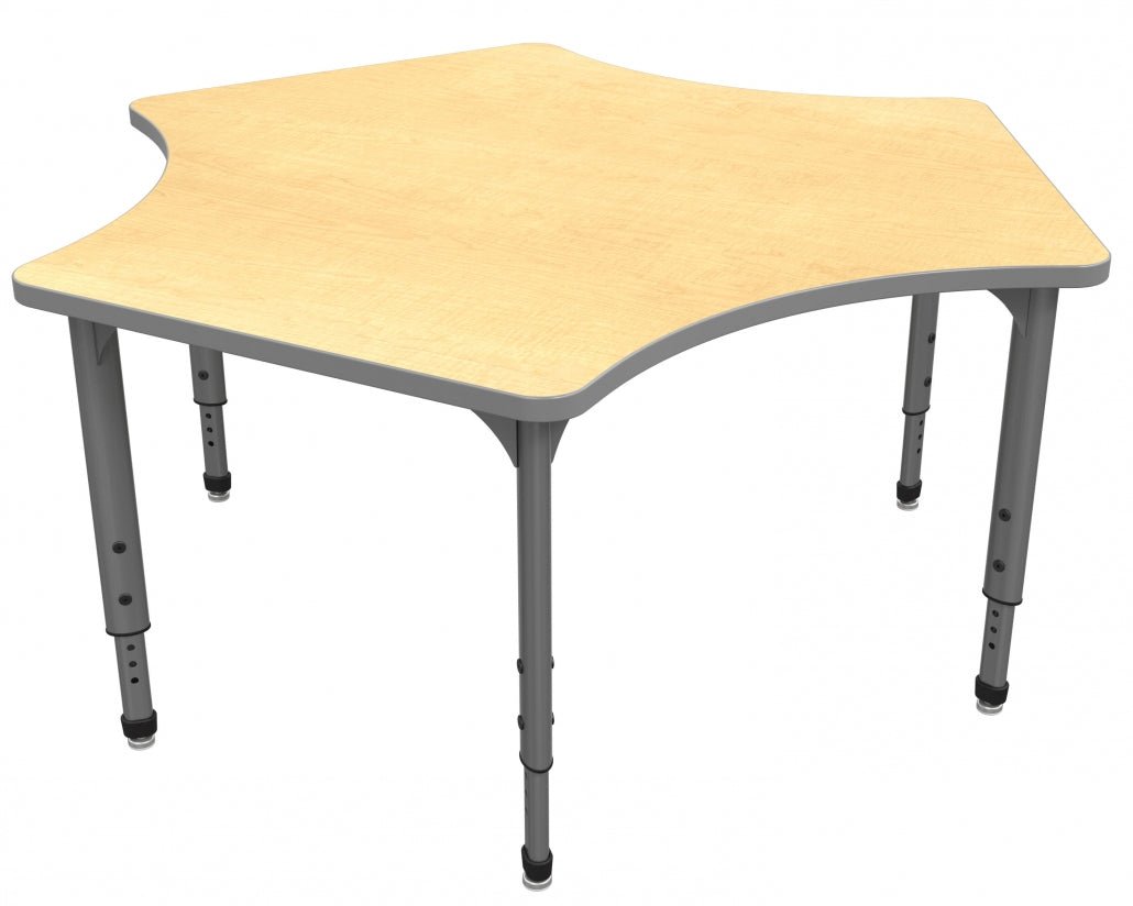 Marco Apex Series Delta School Activity Table 60" x 60" Adjustable Height 21" - 30" (38 - 2251 - MA) - SchoolOutlet