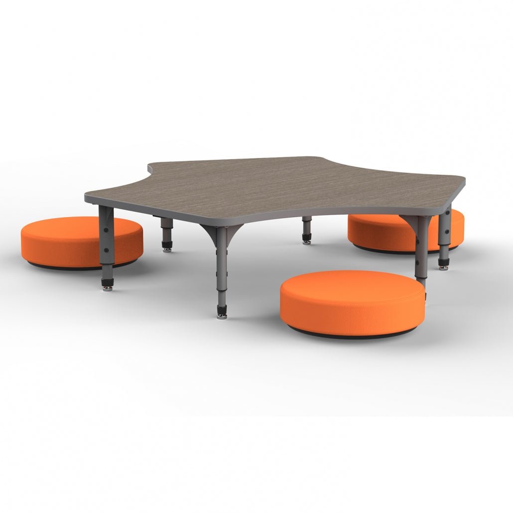 Marco Delta Floor Table 60" x 60" Adjustable Height 12" - 15" (38 - 2251 - MC) - SchoolOutlet
