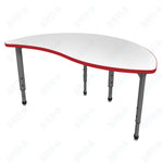 Marco Apex Series Wave Half Round School Activity Table w/ Dry Erase Top 30