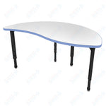 Marco Apex Series Wave Half Round School Activity Table w/ Dry Erase Top 30